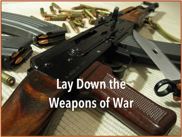 Lay down Weapons weight loss motivation