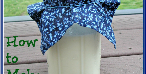 Kefir in glass jar Top Fermented Foods